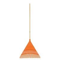 Rastrillo Plástico para Jardín con Mango Cabeza de 61 cm Truper x 6 Unidades