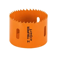 Sierra Copa Bimetálica Diámetro 2.3/4'' Mandril de 7/16'' Truper x 3 Unidades