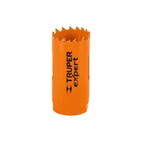 Sierra Copa Bimetálica Diámetro 1.1/16'' Mandril de 3/8'' Truper x 3 Unidades