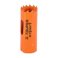 Sierra Copa Bimetálica Diámetro 7/8'' Mandril de 3/8'' Truper x 3 Unidades