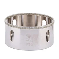 Sierra Copa Diamantada de 3.1/4'' (82 Mm) Borde Continuo Truper x 2 Unidades
