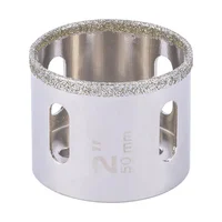 Sierra Copa Diamantada de 2'' (50 mm) Borde Continuo Truper x 2 Unidades