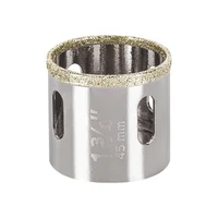 Sierra Copa Diamantada de 1.3/4'' (44 Mm) Borde Continuo Truper x 2 Unidades