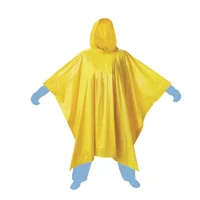 Capa Impermeable Ligera para Lluvia Toolcraft Amarillo x 5 Unidades