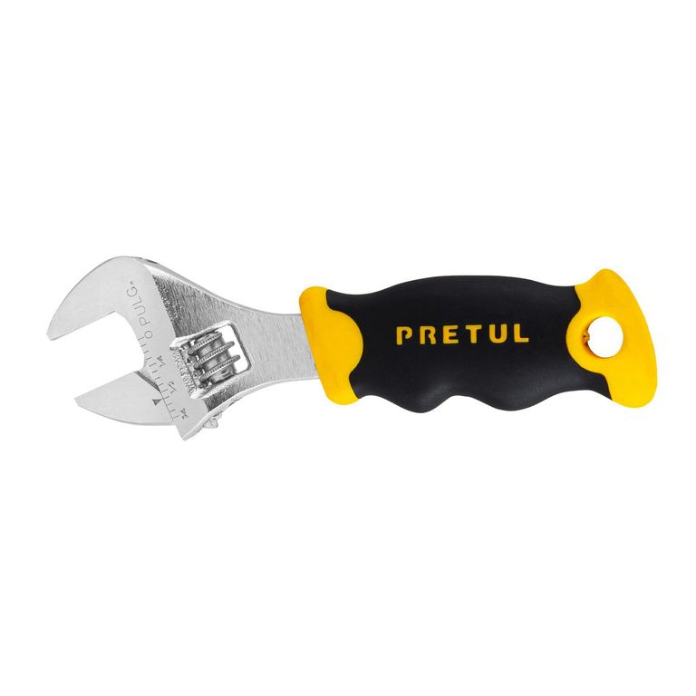 Llave Expansiva Perico de 5'' Corta Mango Comfort Grip Pretul x 6 ...