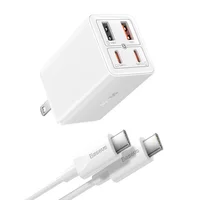 Baseus Cargador Multipuertos 65w Baseus Gan6 Pro 4 Puertos de Carga Rápida