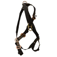 Arnés Tipo Soldador de Cuerpo Entero Premium Fabricado En Reata Ignífuga de 45 Mm de y 4 Argollas D Metálicas. Hebillas Metálicas de Conexión Simples. Talla Universal. Modelo En X. Incluye Porta Eslinga.