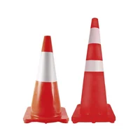 Cono de Seguridad 70 cm x 36 cm Reflectivo Set X 5 Unidades