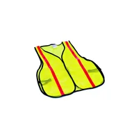 Chaleco de Seguridad Safety Works Talla Única Amarillo Limón con Cierre de Contacto