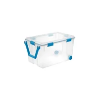 Caja de Almacenamiento Sterilite Con Ruedas Y Cierre Hermético Para Almacenamiento Seguro