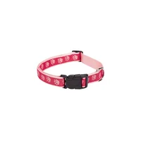 Collar Para Perro Con Huellas Tt Pnk 10-40.640cm  Casual Canine