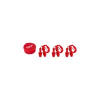 Tapones para Oídos con Cordón Color Rojo Reutilizables
