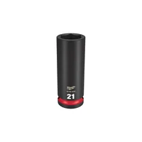 Dado de Impacto Profundo de 21mm y accionamiento cuadrado de 1,27cm