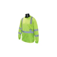 Camiseta de Seguridad Radians M Verde con Manga Larga y Estilo Pullover