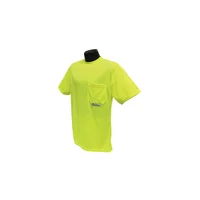 Camiseta de Seguridad Radians L Verde con Manga Corta y Estilo Pullover