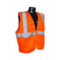 Chaleco de Seguridad Radians SV2 Naranja con Cierre Talla L Unisex