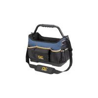 Bolso Abierto para Herramientas CLC Tool Works PB1580 con Base Rígida y 17 Bolsillos