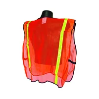Chaleco de Seguridad Radians SVO1 Verde Naranja con Cierre de Contacto Talla XL Unisex