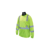Camiseta de Seguridad Radians 2XL Verde con Manga Larga y Estilo Pullover