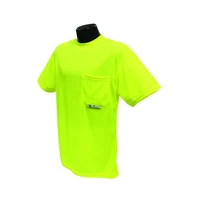 Camiseta de Seguridad Radians 2XL Verde con Manga Corta y Estilo Pullover