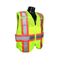 Chaleco Radians SV24 Verde Expandible con Cierre Zip and Rip para Alta Visibilidad