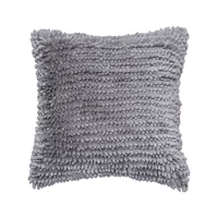 Cojín Teddy 45X45 Plata