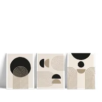Be And Bee Triptico Nude Geometric