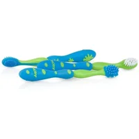Nuby Set de 3 Piezas para El Cuidado de Dientes Y Encias Azul
