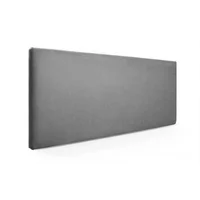 Cabecero Liso Doble Gris