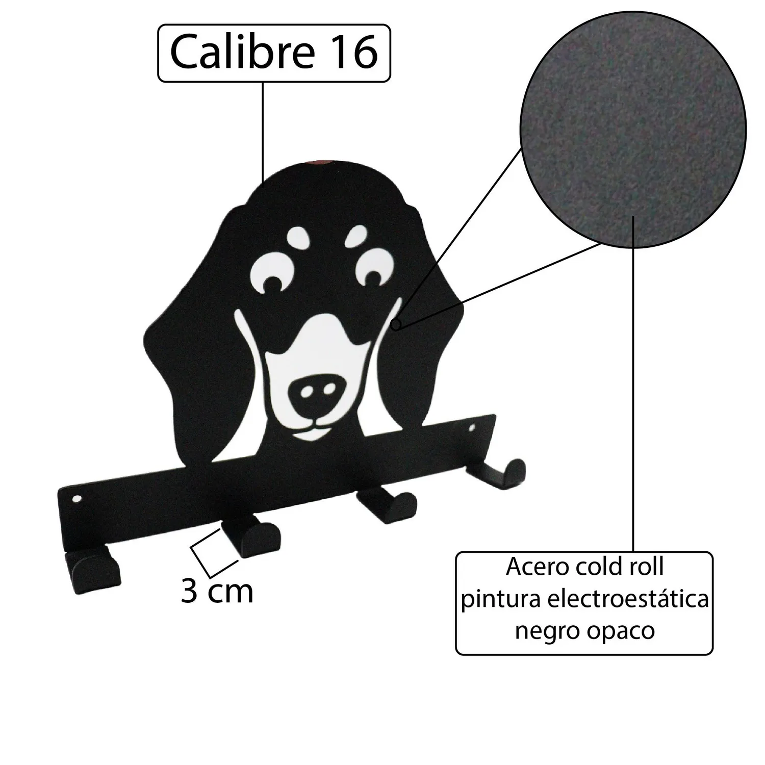 Perchero Perro Salchica 5