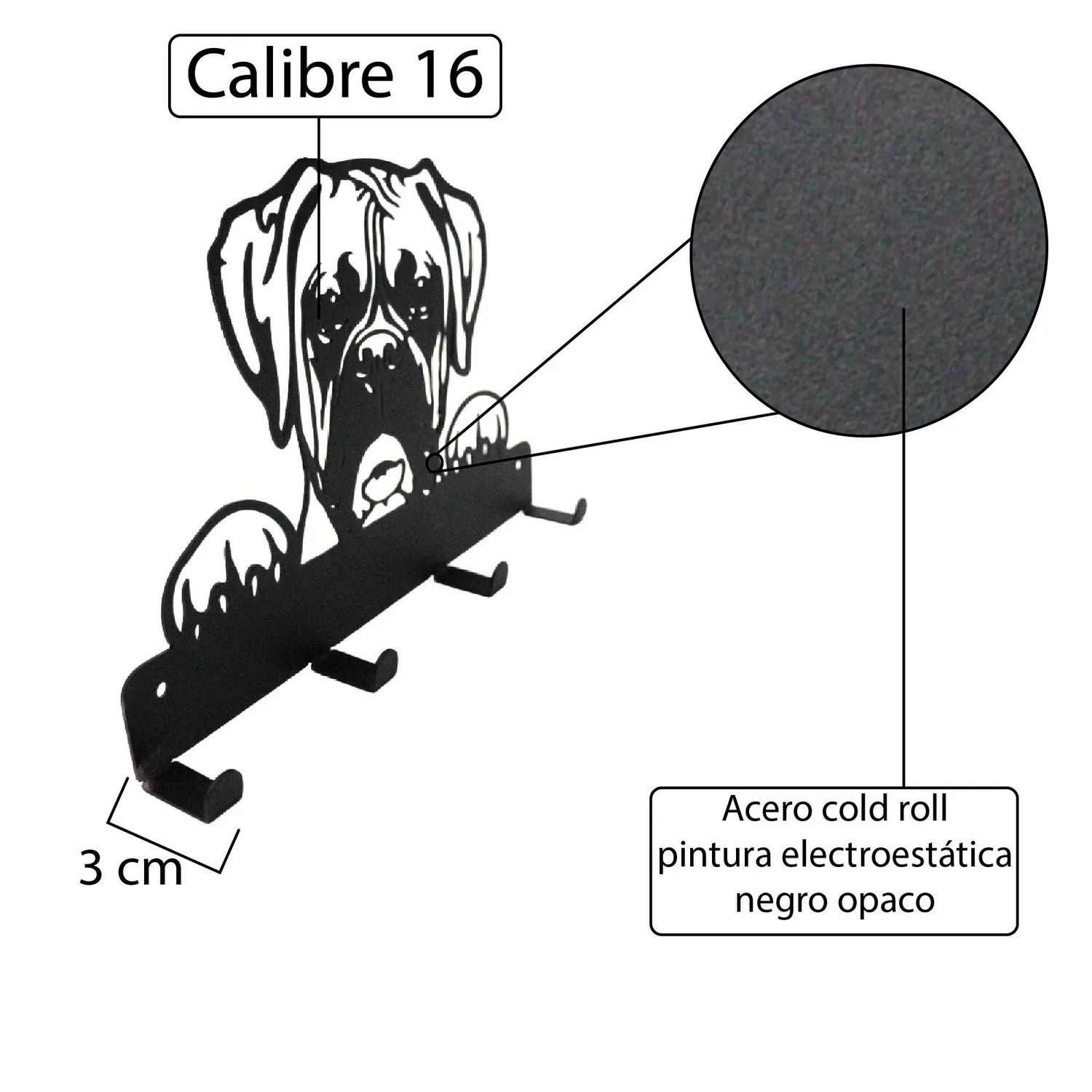 Perchero Perro Boxer 5