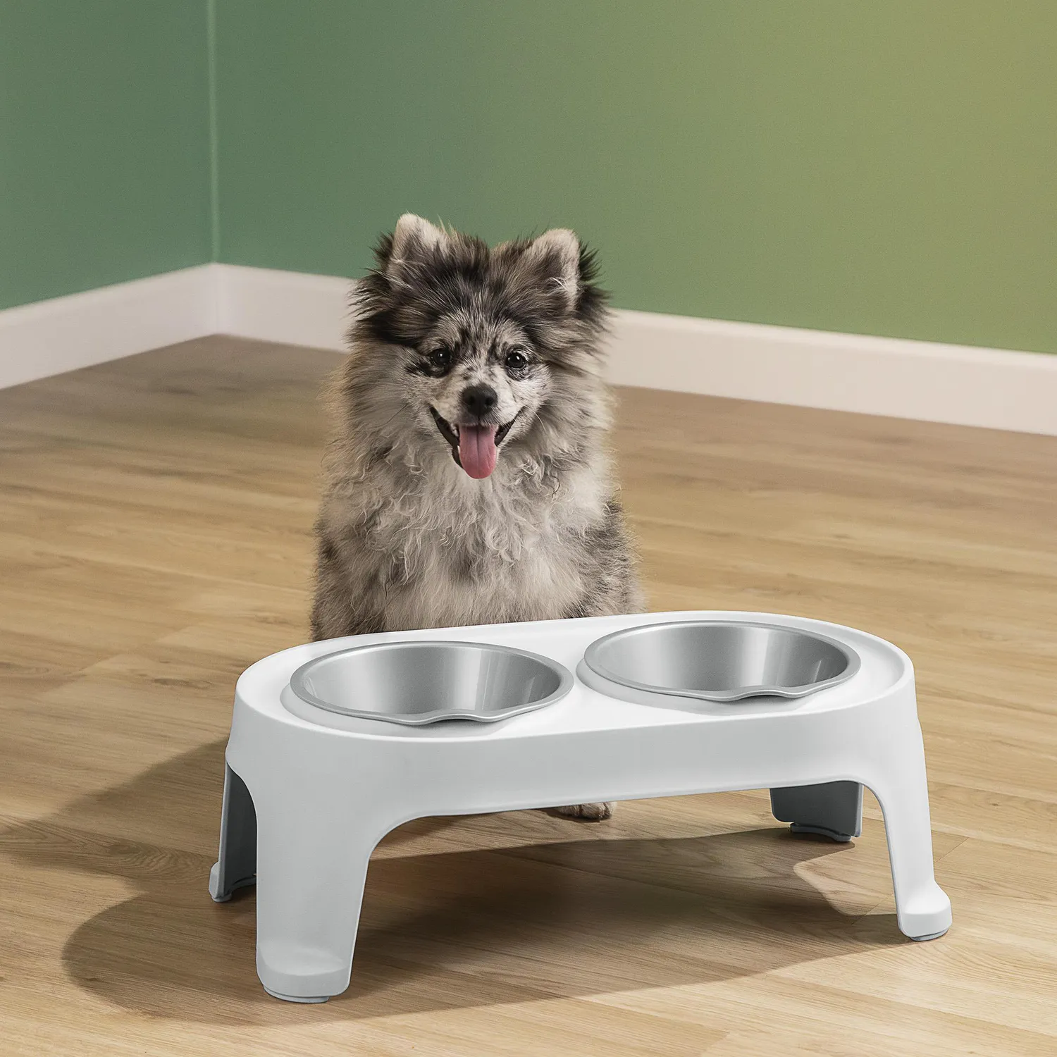 Comedero para Perro Pequeño 16.5x44.3x25.4cm Rimax 5