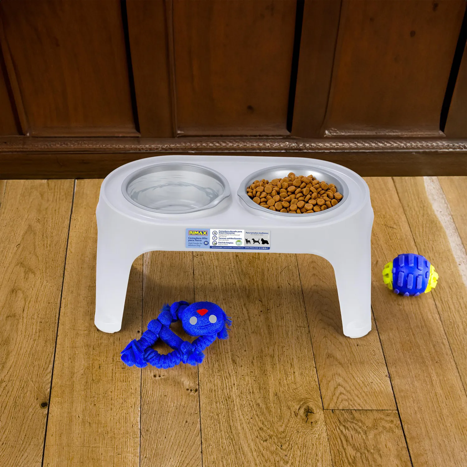 Comedero para Perro Mediano 21.7x44.3x25.4cm Rimax 3