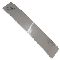 Canto Gris Nube 2mm x 1 Metro