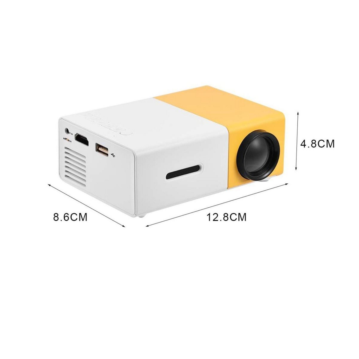 52 BITS - Kit Cine En Casa Proyector Video Beam Yg300 + Roku Express
