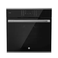 Horno Eléctrico de Convección 60 cm Acero Inoxidable Con Vidrio Negro Hgp6065eyai1