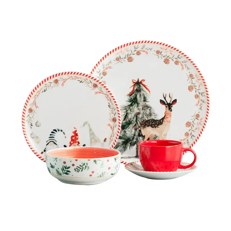 Vajillas y Decoración de Mesa Navideñas Homecenter