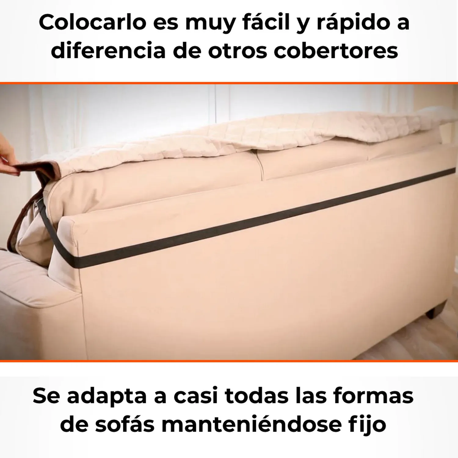 Protector de Sofá Doble Faz Sofá Saver 2 Puesto 4