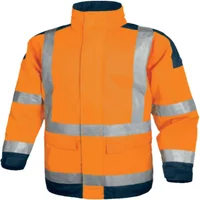 Chaqueta Impermeable Universal de Alta Visibilidad Naranja talla L