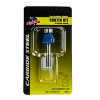 Fresa Rebordeadora para Carpintería en Angulo 45º - 1/2 Pulgada MP Tools