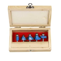 Juego de Fresas Brocas para Madera 5 Piezas Ruteadora MP Tools