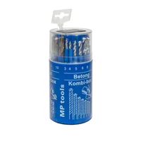 Juego de Brocas para Taladro 18 Piezas 1/8 a 3/8 Pulgadas y 3 a 10mm MP Tools