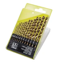 Juego de Brocas 13 Piezas en Caja Plástica para Taladro 1/16 a 1/4" MP Tools