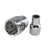 Copa Dado Cromado de 24 mm Cuadrante 1/2 Pulgada de 12 Puntas Ranger