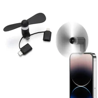 Ventilador para Celular 3 en 1 Color Negro Perduoutlet
