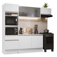 Cocina Integral Topazio 2.40m Blanco 01