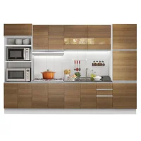 Cocina Integral Olimpia 3.30m Blanco/marron 02