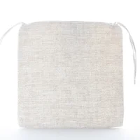Cojín Silla Cuadrado Belize 39x39x2 cm Textura Beige Just Home Collection Garden