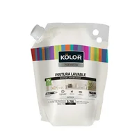 Kolor Pintura para Interior Lavable Blanco 1 Galón Bolsa