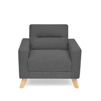 Poltrona Sion Tela 83X86X73 Gris